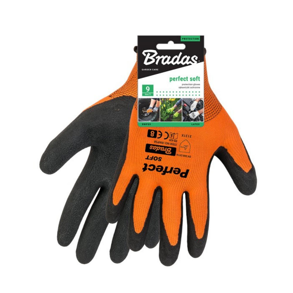 Рукавички захисні Bradas PERFECT SOFT латекс  розмір 10 RWPS10