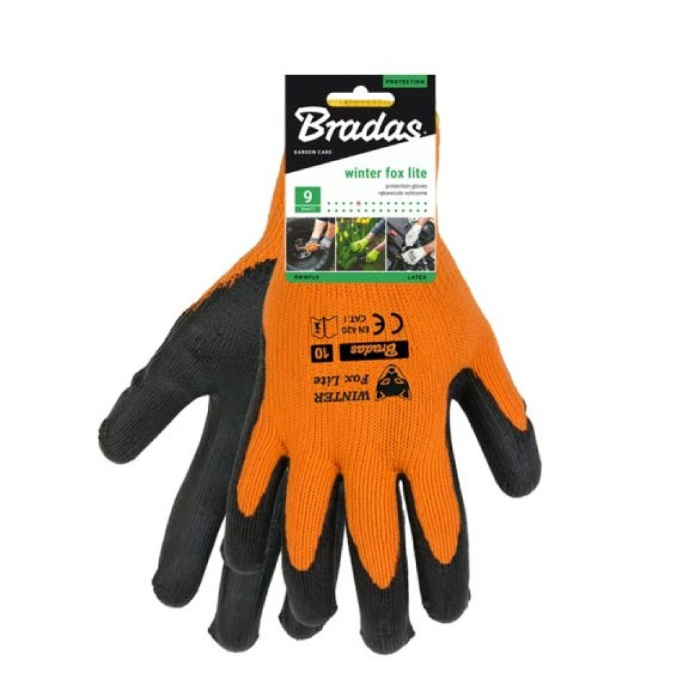 Рукавички захисні Bradas WINTER FOX LITE латекс розмір 9 RWWFL9