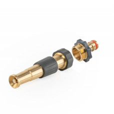 Регулируемый дождевальный наконечник Bradas BRASS SOFT РВ 3/4" с подключением РН 3/4" 12,5 см., латунь (BR-S4712)