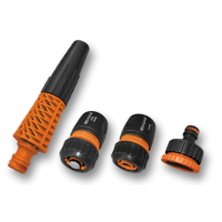 Комплект Bradas BLACK LINE из 4 элементов на шланг 1/2" (ECO-PWB5500-12)
