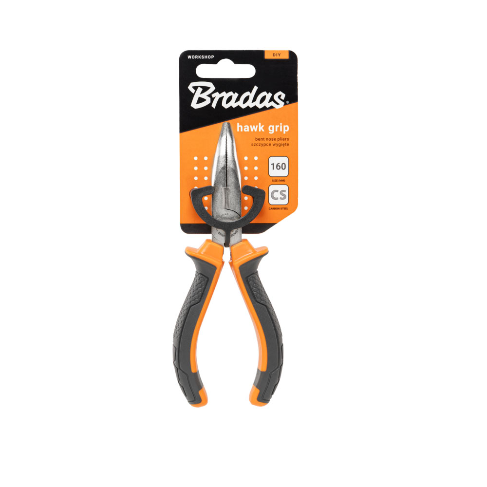 Плоскогубцы изогнутые Bradas HAWK GRIP, 160 мм (DIY-PL1113/6)