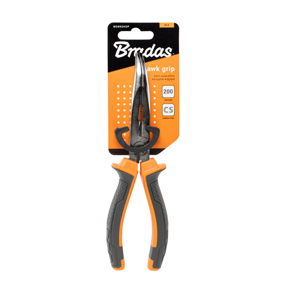 Плоскогубцы изогнутые Bradas HAWK GRIP, 200 мм (DIY-PL1113/8)