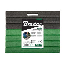 Коврик (подкладка) под колени Bradas 40x20x2 см черно-зеленый POD200BG