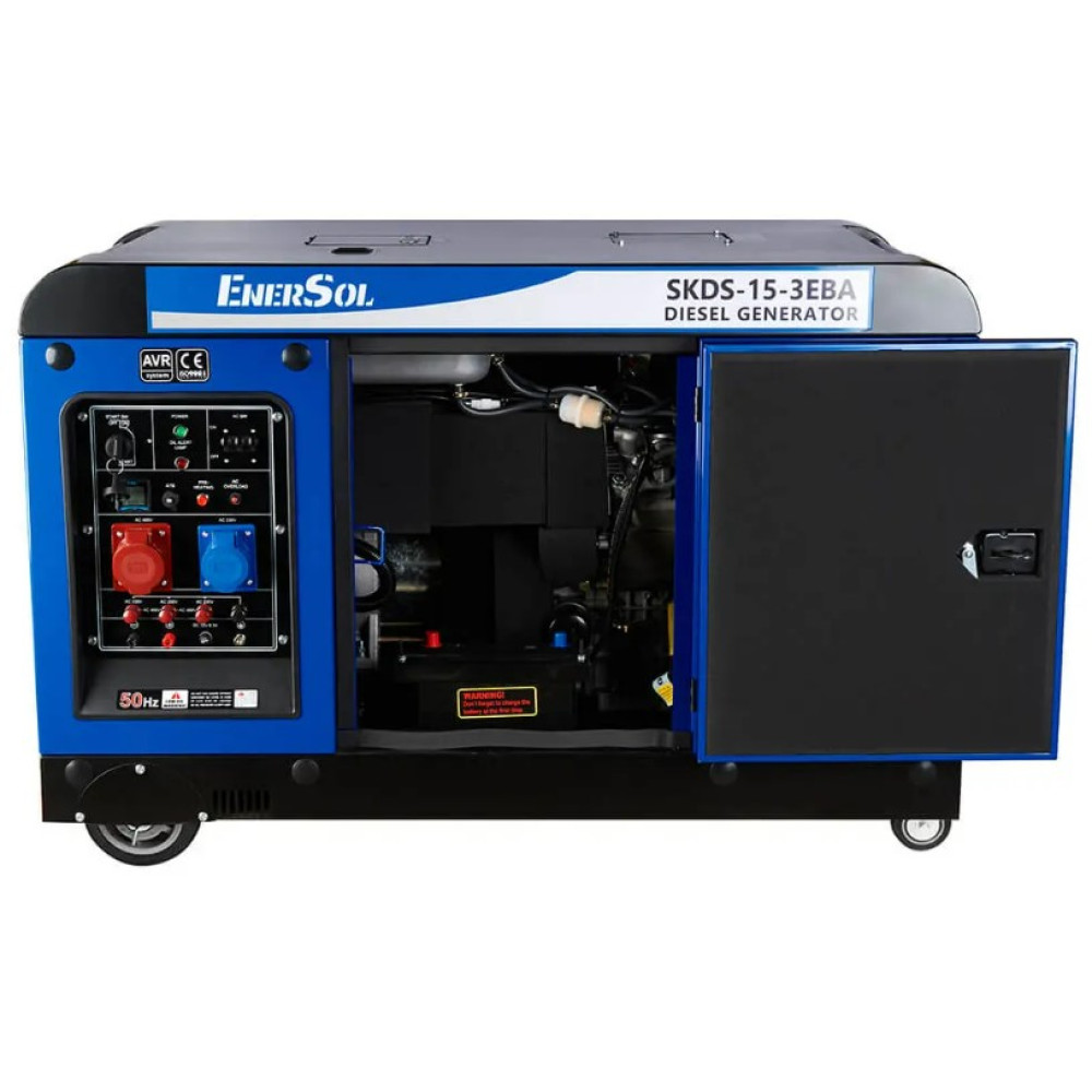 Генератор дизельний EnerSol 12/13 кВт SKDS-15EBA