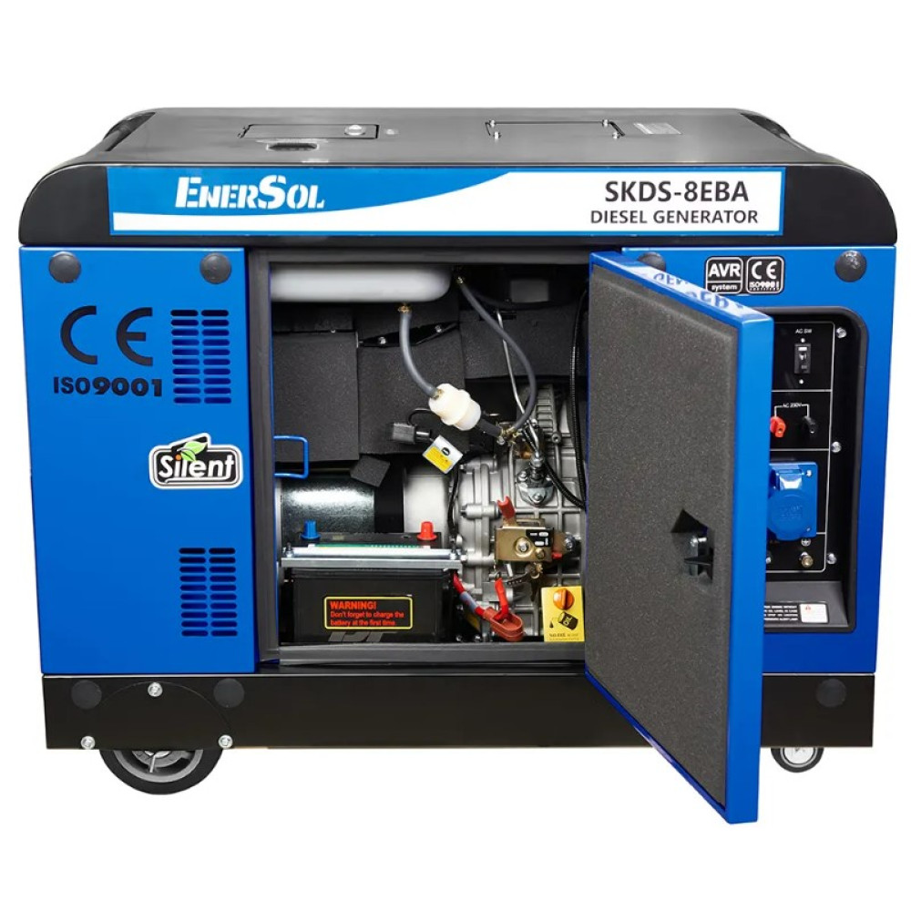 Генератор дизельный EnerSol 7.5/8 кВт SKDS-8EBA
