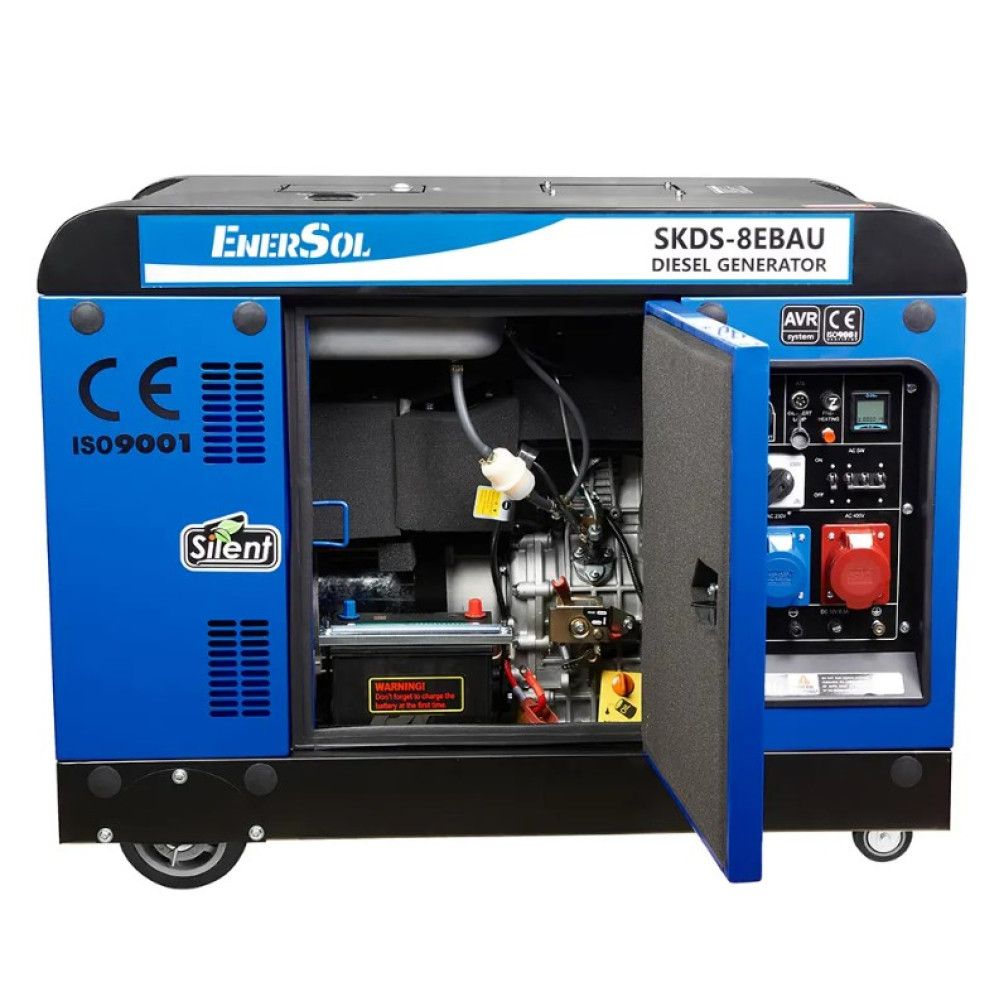 Генератор дизельный EnerSol 7.5/8 кВт SKDS-8EBAU