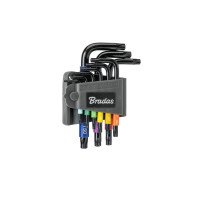 Набір ключів Bradas TORX TX 10-50 9 шт короткі (DIY-HKT71-SH/B)