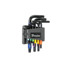 Набор ключей Bradas TORX TX 10-50 9 шт короткие (DIY-HKT71-SH/B)