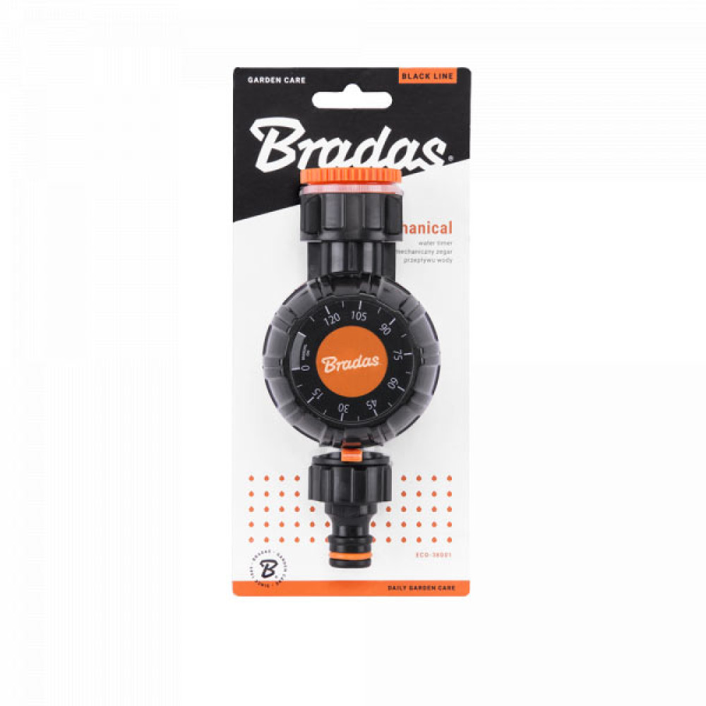 Механический таймер полива Bradas BLACK LINE ECO-38001