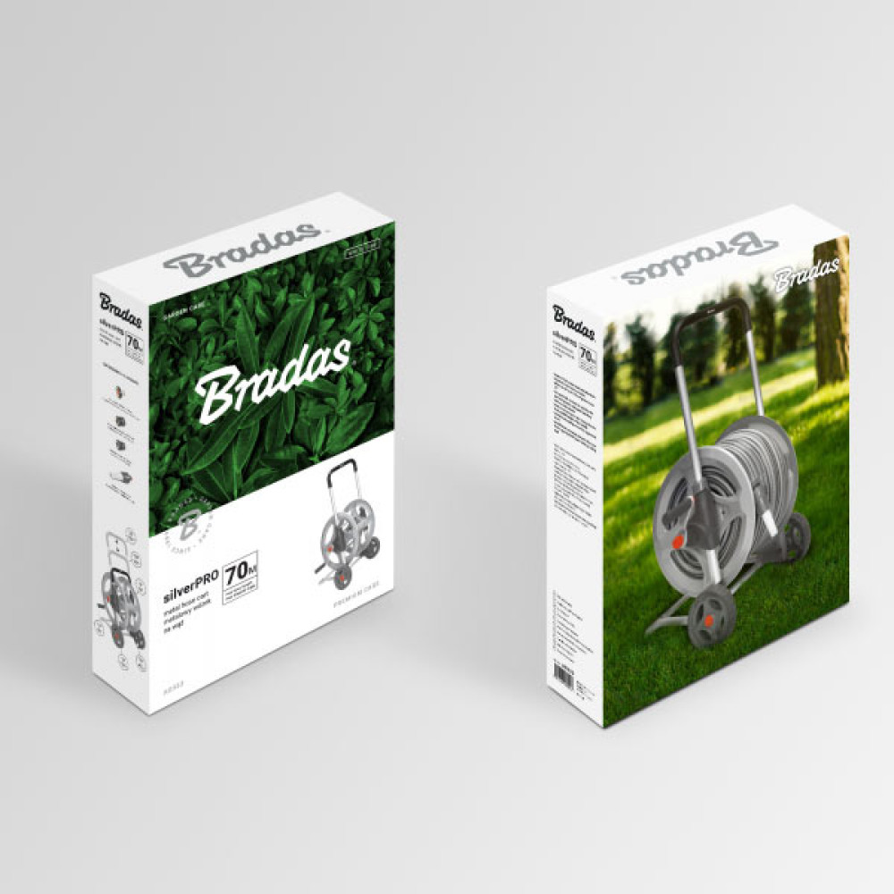 Візок для шланга Bradas SILVER PRO 1/2" 70 м AG333