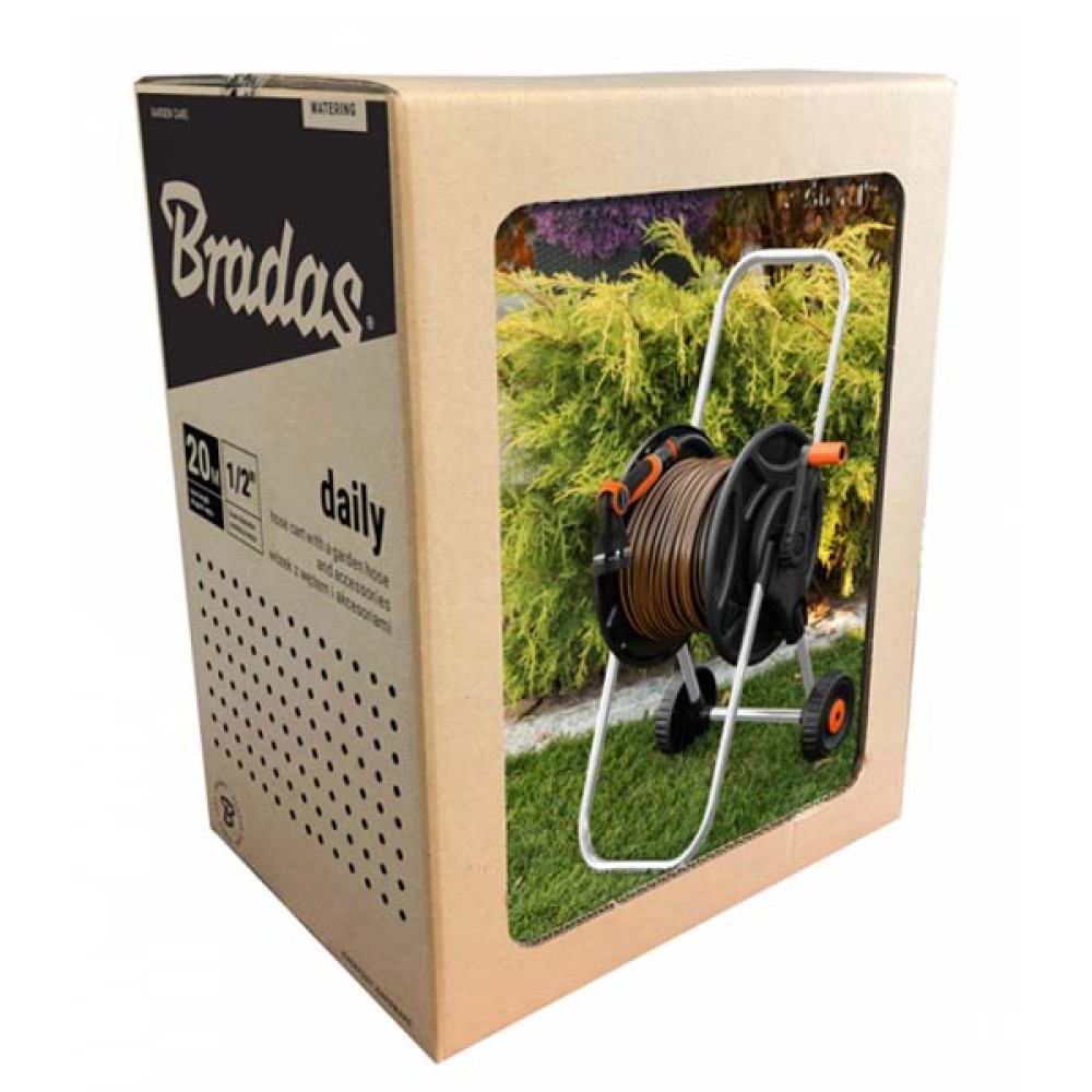 Візок для шланга Bradas BLACK LINE 1/2" 20 м ECO-AG26020SET1