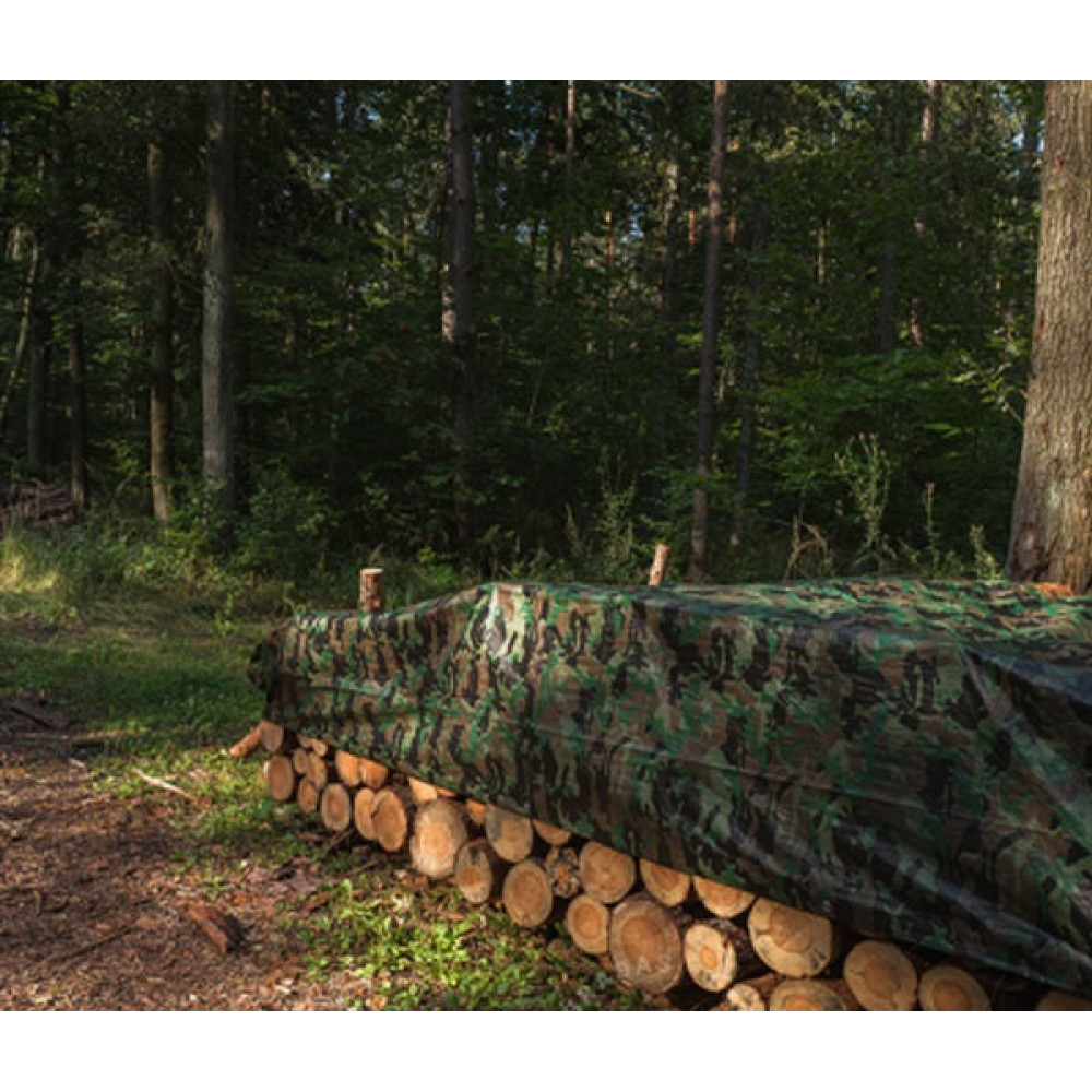 Тент камуфляжный Bradas CAMOforest 90 гр/м² 3х3 м PLCF903/3