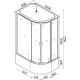 Душовий бокс BRAVO OBRA H120GBSL (H120BL)