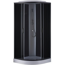Душевой бокс BRAVO WISLOK L90GBB (L90BB), полукруглый