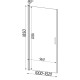 Душові двері BRAVO PROSNA 100TCW.Line (100W.Line)