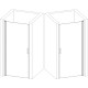 Душові двері BRAVO PROSNA 100TCW.Line (100W.Line)