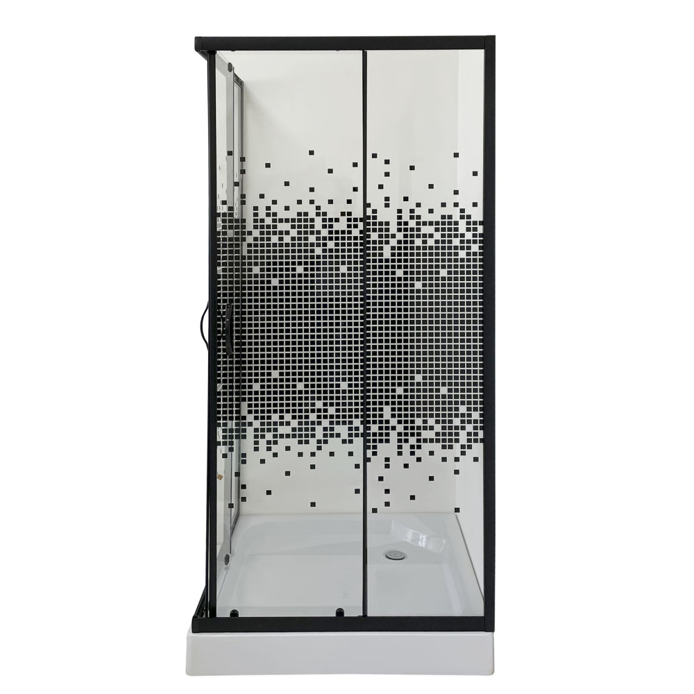 Душова кабіна BRAVO NER 90B.Mosaic