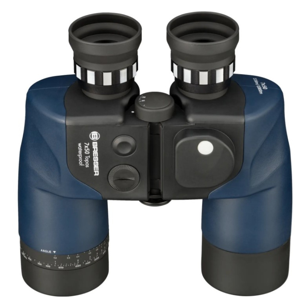 Бінокль із далекомірною сіткою Bresser Topas 7x50 WP Compass (1866932)