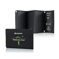 Портативний зарядний пристрій сонячна панель Bresser Mobile Solar Charger 21 Watt USB DC (3810030) 930148