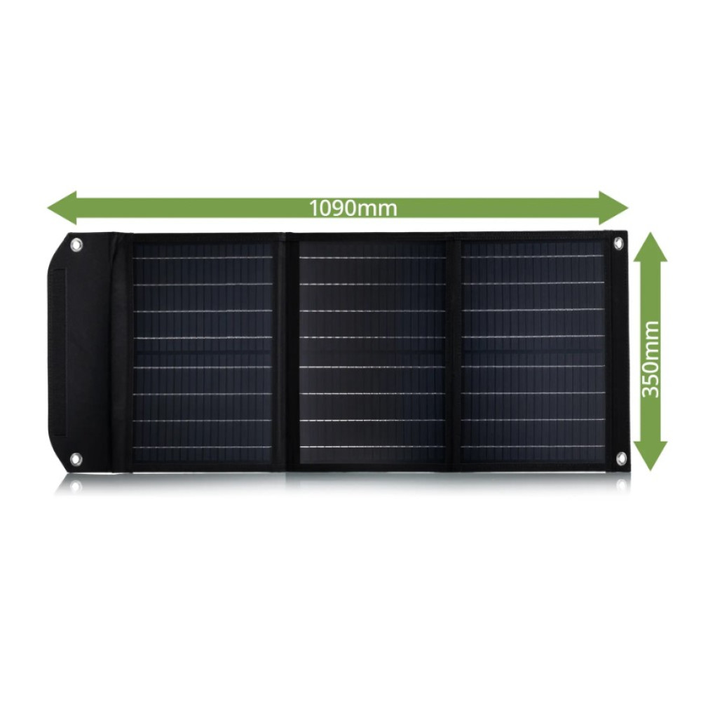 Портативное зарядное устройство солнечная панель Bresser Mobile Solar Charger 40 Watt USB DC (3810040) 930149