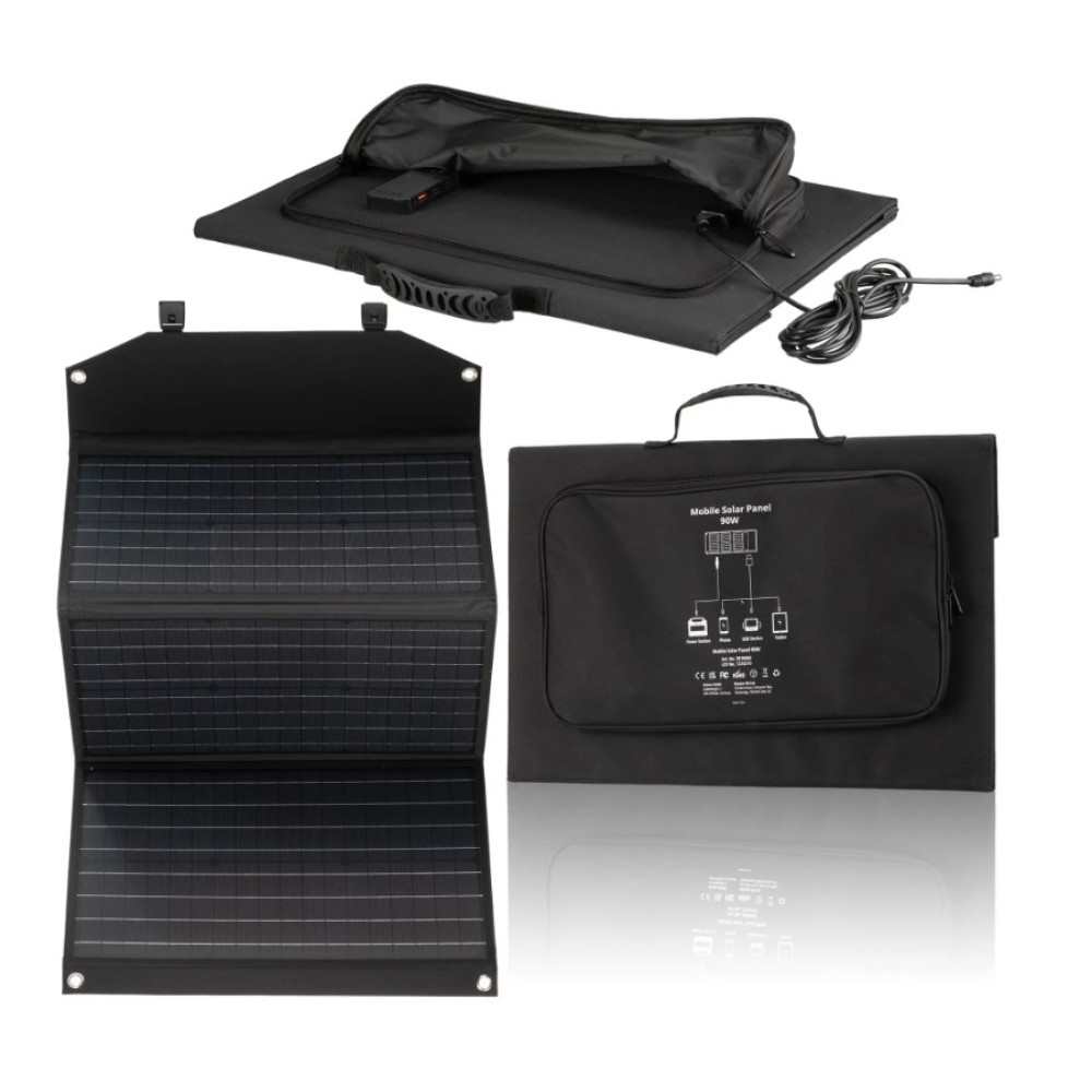 Портативное зарядное устройство солнечная панель Bresser Mobile Solar Charger 90 Watt USB DC (3810060) 930151