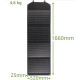 Портативний зарядний пристрій сонячна панель Bresser Mobile Solar Charger 120 Watt USB DC (3810070) 930152