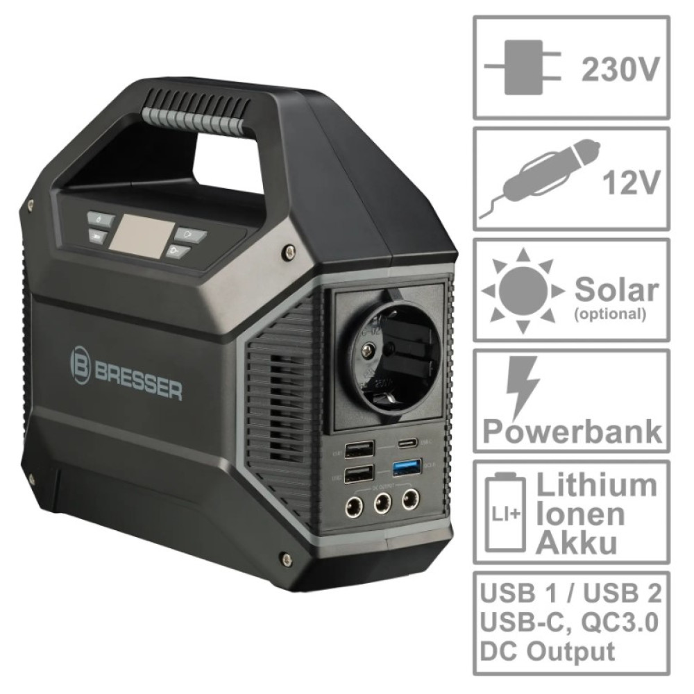Портативная зарядная станция Bresser Portable Power Supply 100 Watt (3810000) 930154