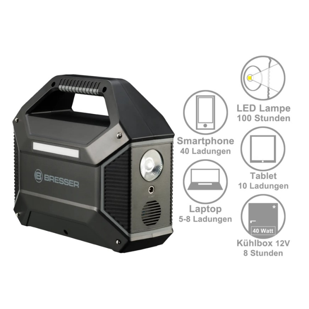 Портативная зарядная станция Bresser Portable Power Supply 100 Watt (3810000) 930154