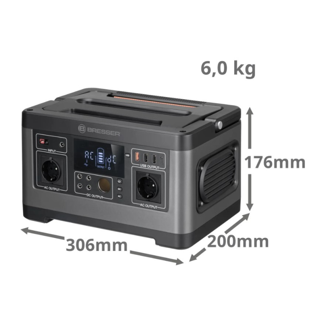 Портативна зарядна станція Bresser Portable Power Station 500 Watt (3810020) 930169