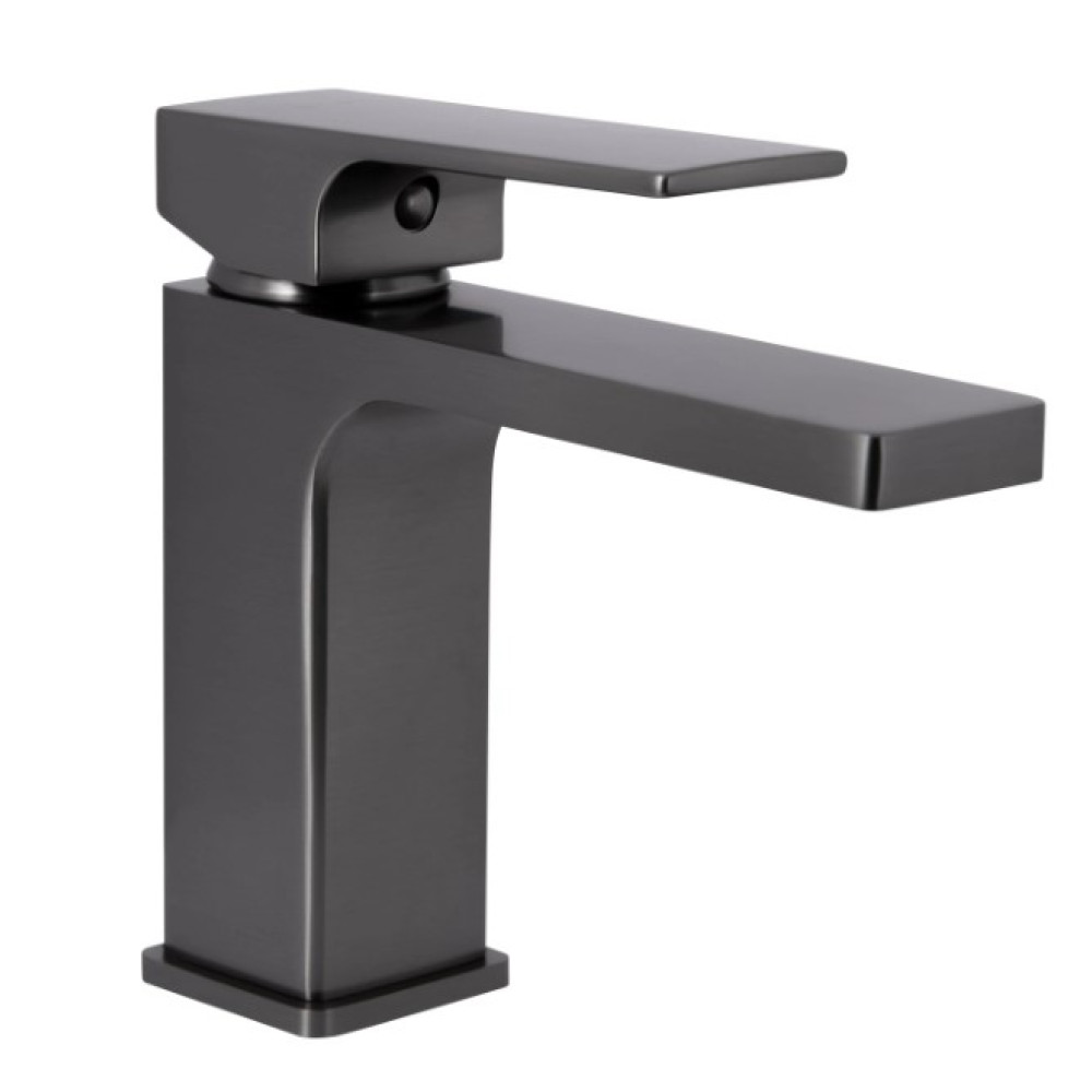 Смеситель для умывальника Qtap Gemini (с гигиеническим душем) Gunmetal Black PVD QTGEM272GMB45692
