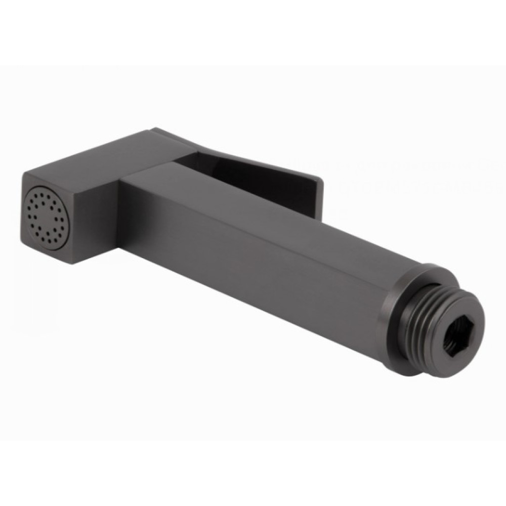 Смеситель для умывальника Qtap Gemini (с гигиеническим душем) Gunmetal Black PVD QTGEM272GMB45692