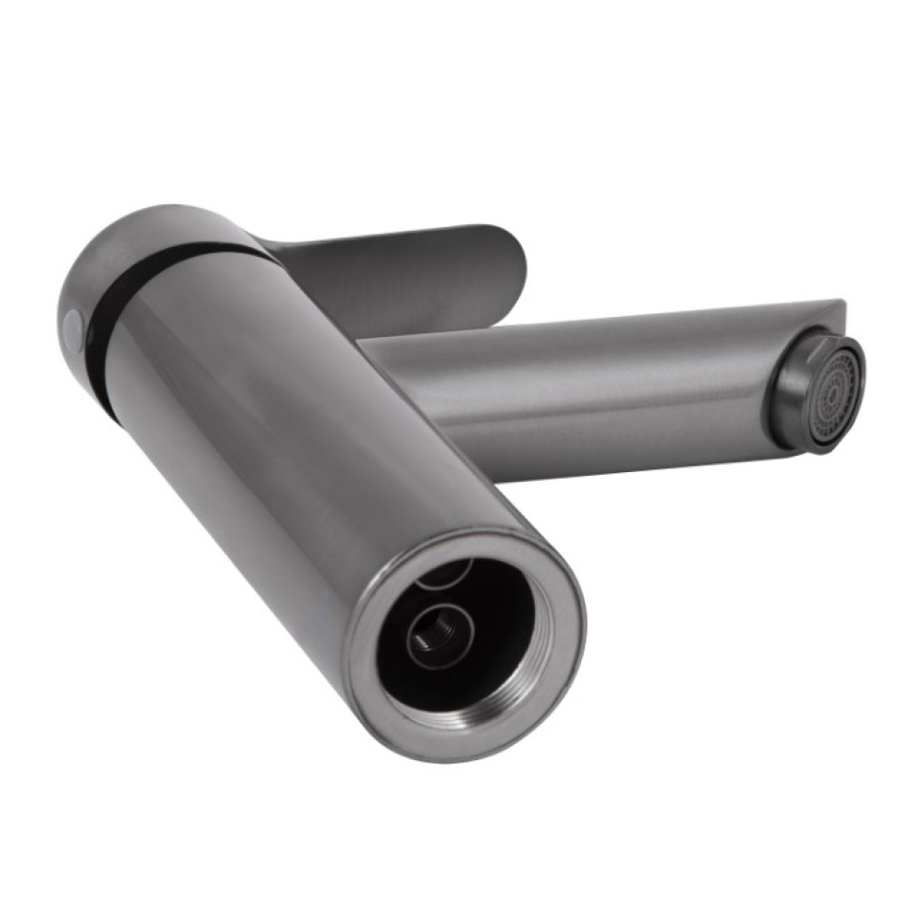 Смеситель для раковины Brinex Pure 001F Graphite BRIPUR001FGRP