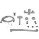 Смеситель для ванны Brinex Pure 005 Nickel BRIPUR005NKL