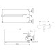 Смеситель для ванны Brinex Pure 005 Nickel BRIPUR005NKL
