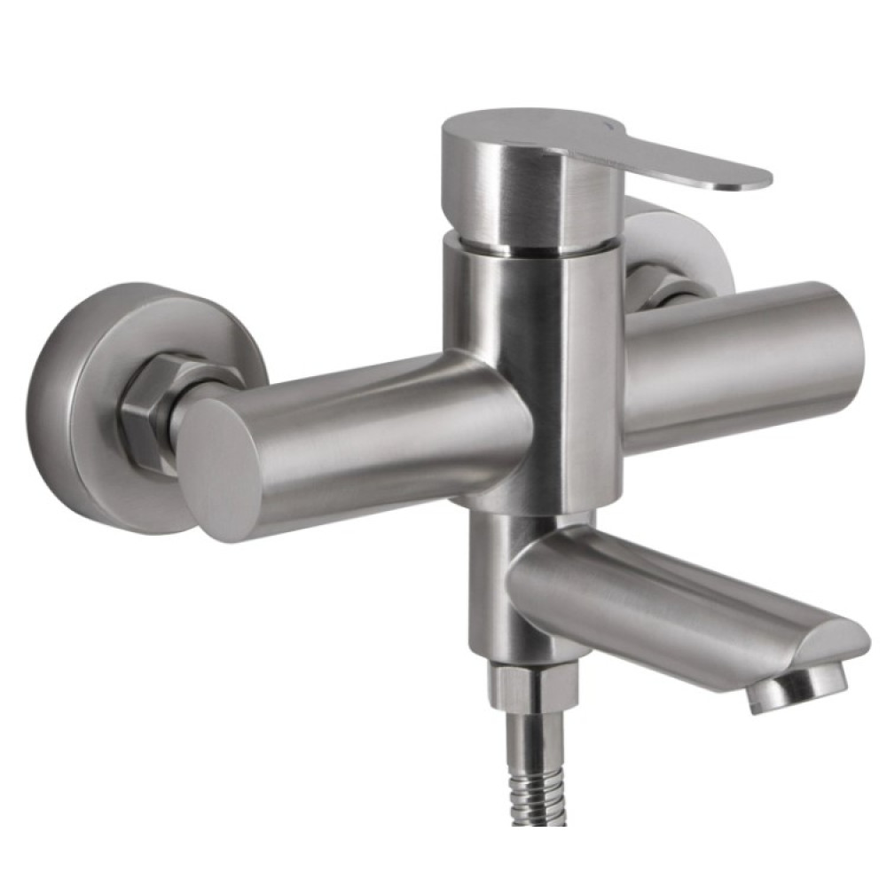 Змішувач для ванни Brinex Pure 006 Nickel BRIPUR006NKL
