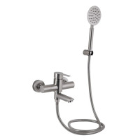 Змішувач для ванни Brinex Pure 006 Nickel BRIPUR006NKL