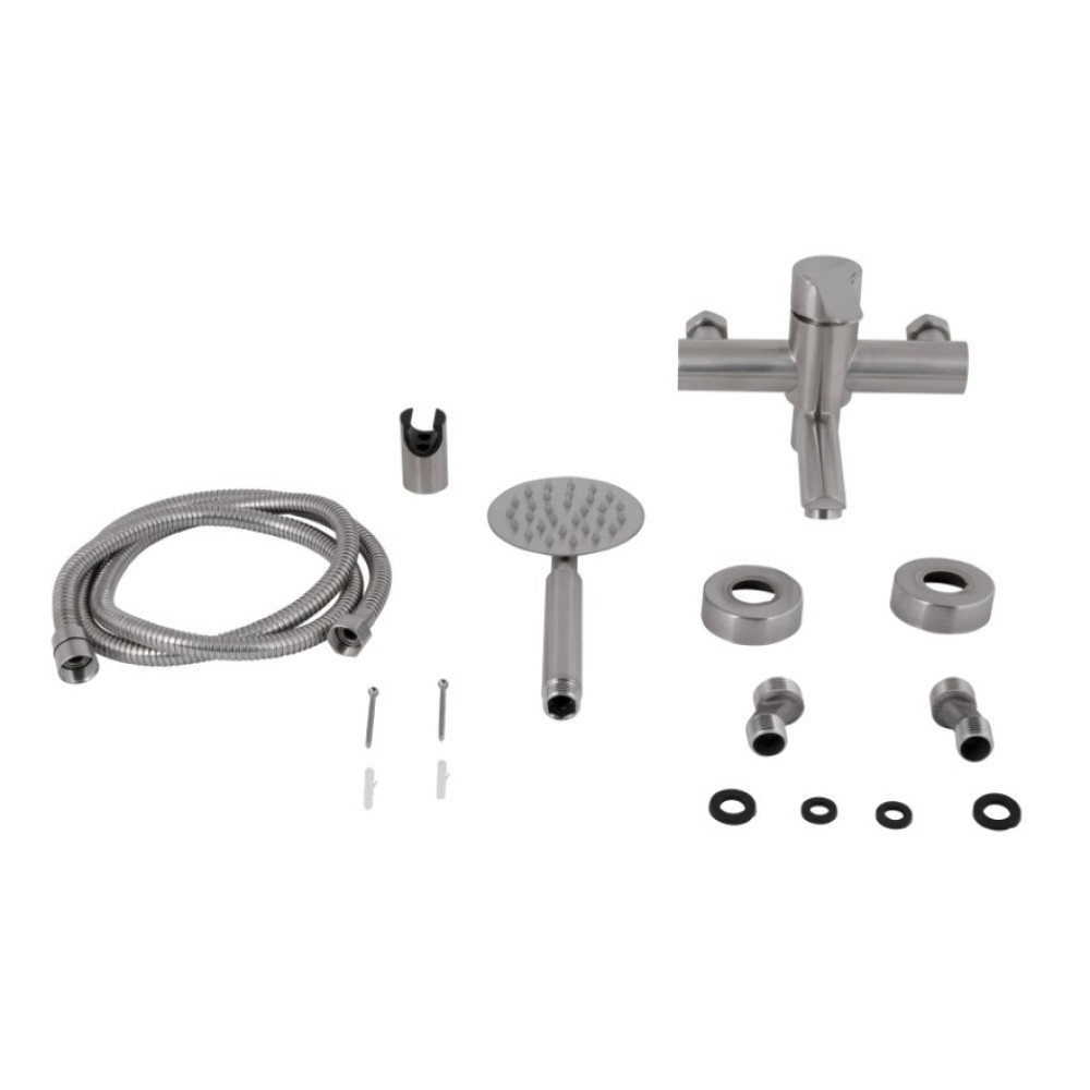 Змішувач для ванни Brinex Pure 006 Nickel BRIPUR006NKL