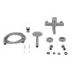 Змішувач для ванни Brinex Pure 006 Nickel BRIPUR006NKL