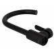 Змішувач для кухні Brinex Pure 015F U-образний Black Matt BRIPUR015FBLM