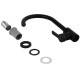 Змішувач для кухні Brinex Pure 015F U-образний Black Matt BRIPUR015FBLM