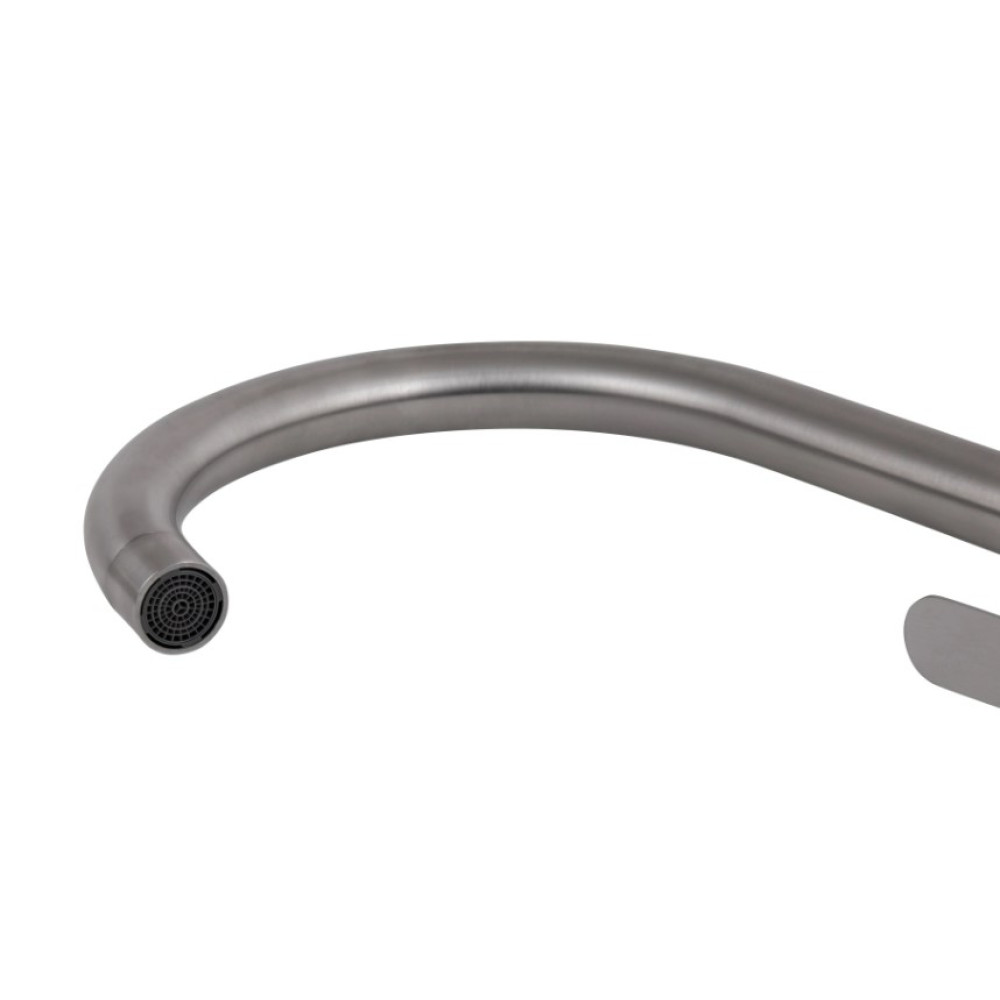 Змішувач для кухні Brinex Pure 015F U-образний Nickel BRIPUR015FNKL