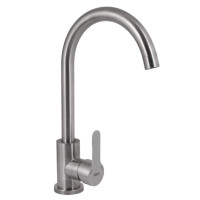 Змішувач для кухні Brinex Pure 015F U-образний Nickel BRIPUR015FNKL