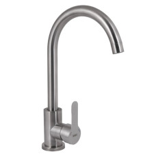 Змішувач для кухні Brinex Pure 015F U-образний Nickel BRIPUR015FNKL