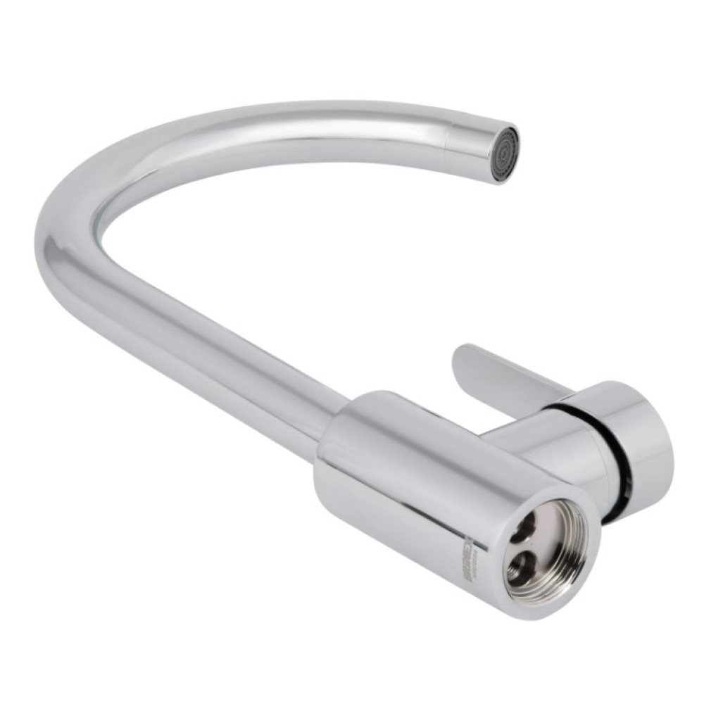 Змішувач для кухні Brinex Pure 015F U-образний Chrome BRIPUR015FCRM
