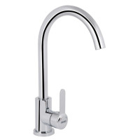 Змішувач для кухні Brinex Pure 015F U-образний Chrome BRIPUR015FCRM