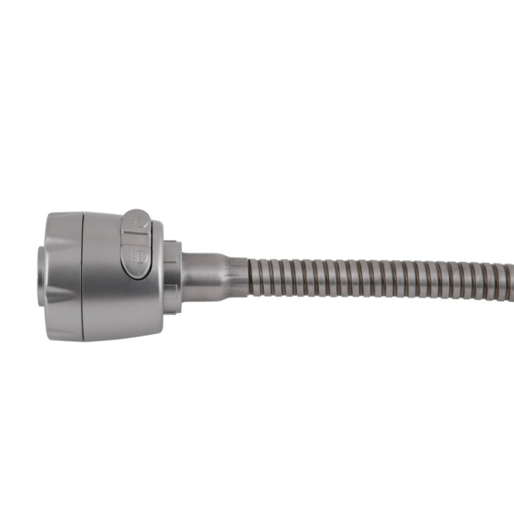 Змішувач для кухні Brinex Pure 015F41 з гнучким виливом Nickel BRIPUR015F41NKL