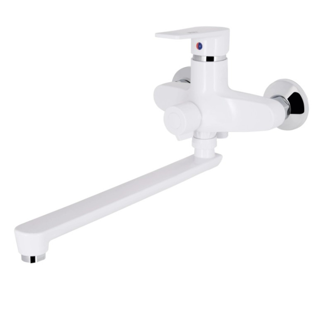 Смеситель для ванны Brinex 35W 005, Chrome/White (k35) BRIN35W005
