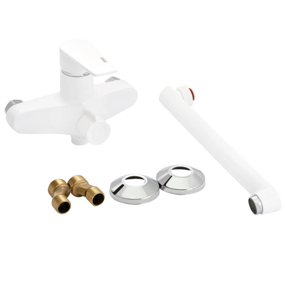 Смеситель для ванны Brinex 35W 005, Chrome/White (k35) BRIN35W005