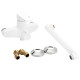 Смеситель для ванны Brinex 35W 005, Chrome/White (k35) BRIN35W005