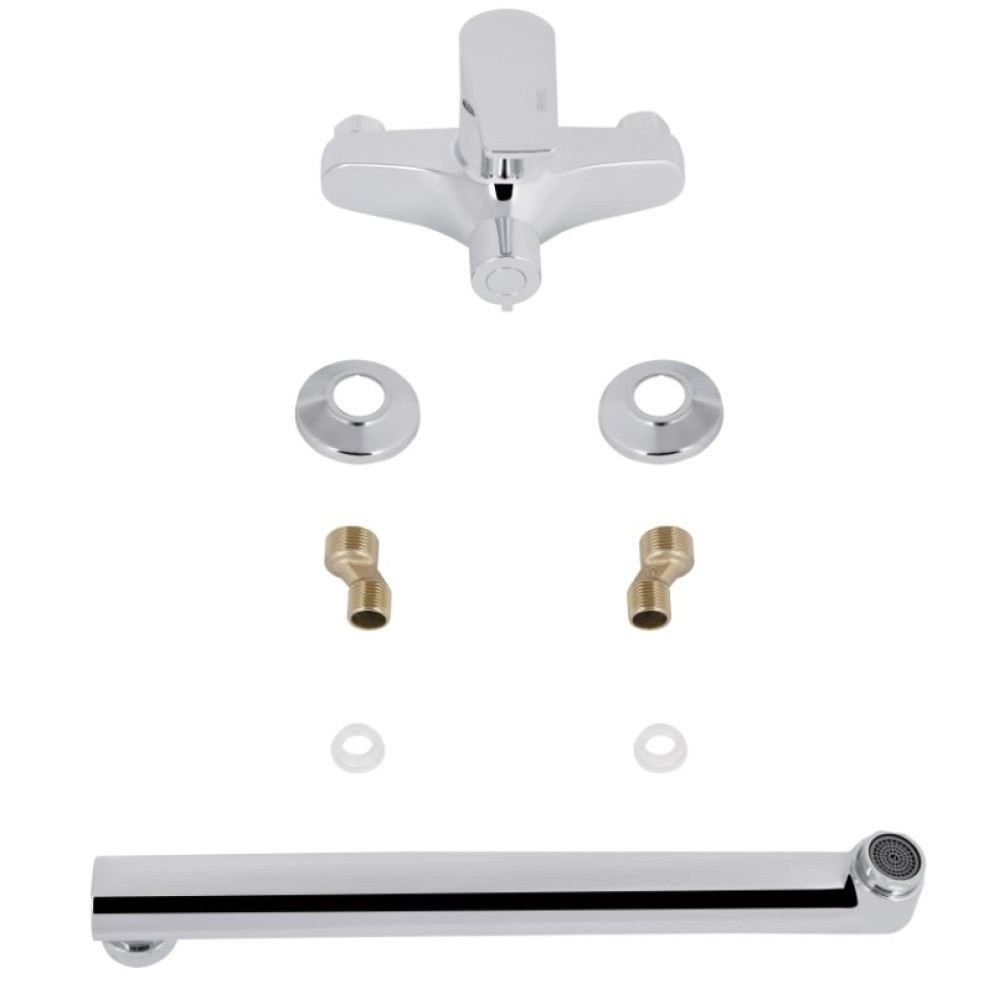 Змішувач для ванни Brinex 35C 005, Chrome (k35) BRIN35C005